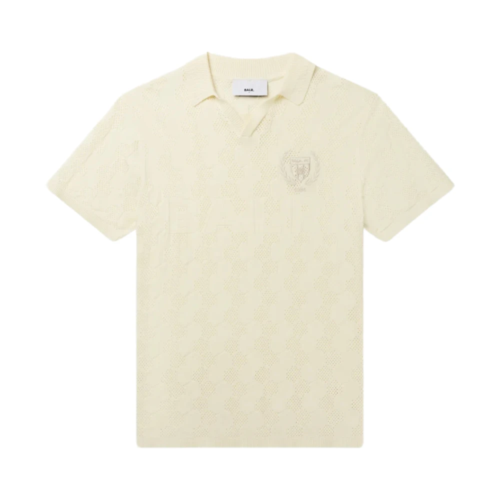 Balr. Gebreide Voetbal Licht Beige Trui Beige Heren