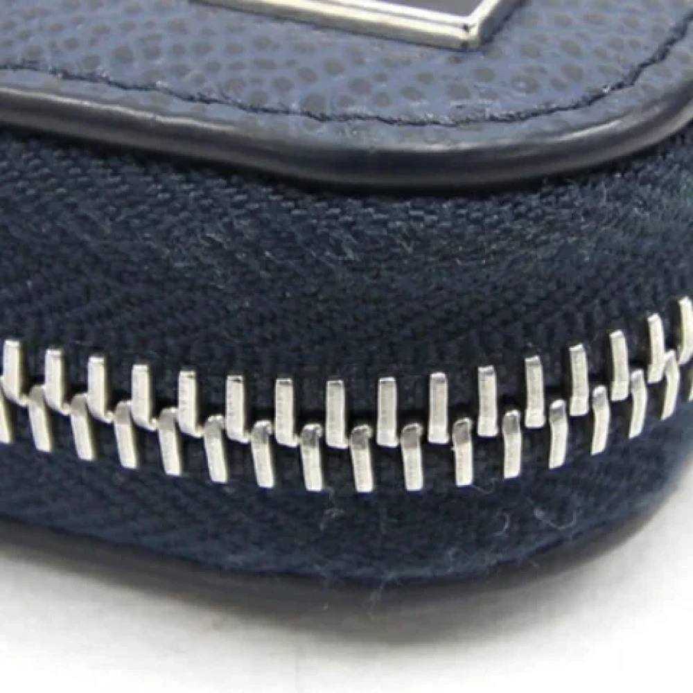 Prada Vintage Pre-owned Leather wallets Blue Dames