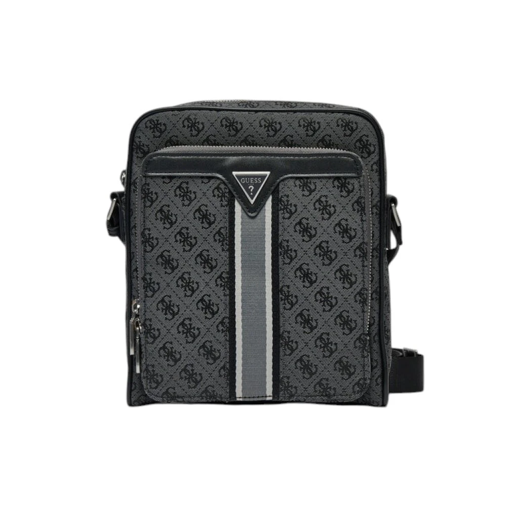 Guess Men's Gray Messenger Bag - Cross Body Messenger - One Size - Bags