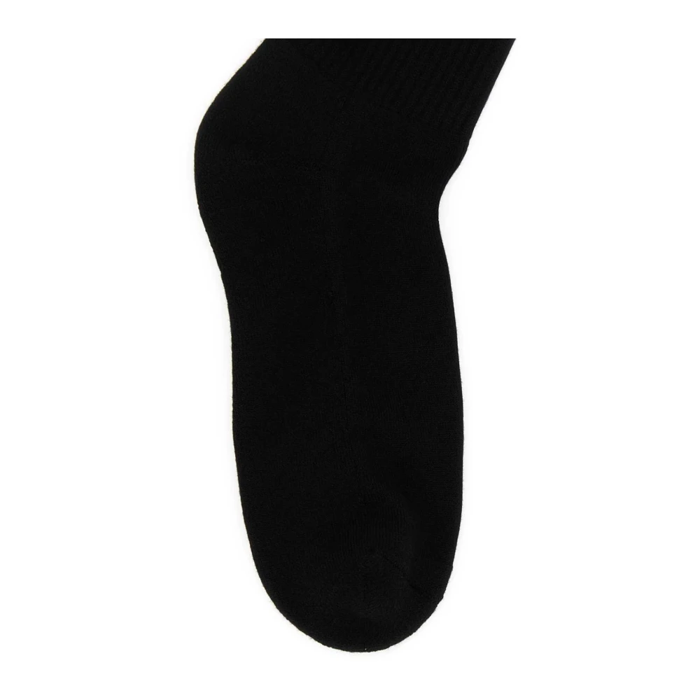 Versace Stretch Katoenmix Zwarte Sokken Black Heren