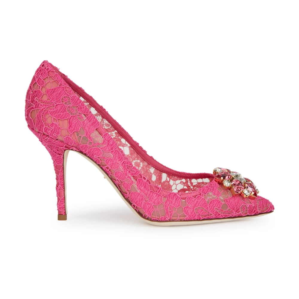 Dolce & Gabbana Damen Rosa Schuhe, 39 Eugröße: