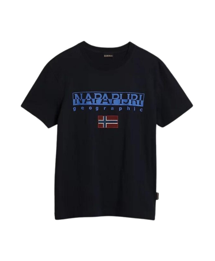 short-sleeve-ribbed-crew-neck-t-shirt-blue