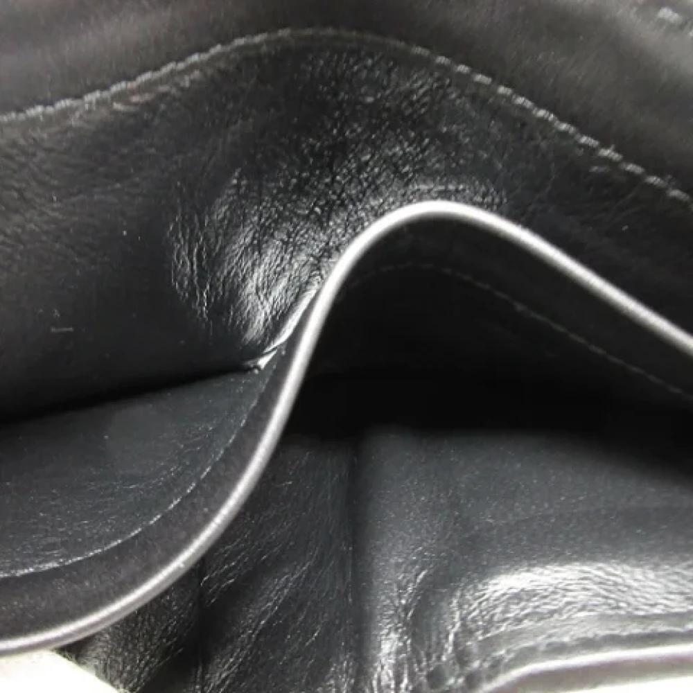 Bottega Veneta Vintage Pre-owned Leather wallets Black Heren