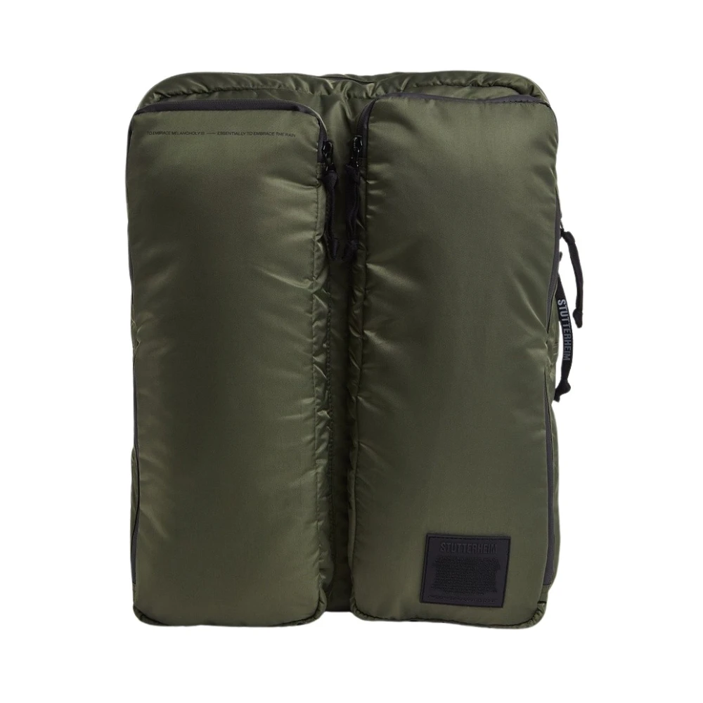 Stutterheim Militaire Stijl Rugzak Green Unisex