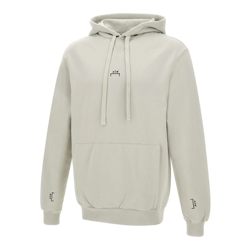 A-Cold-Wall Heren Katoenen Sweatshirt met Capuchon Beige Heren