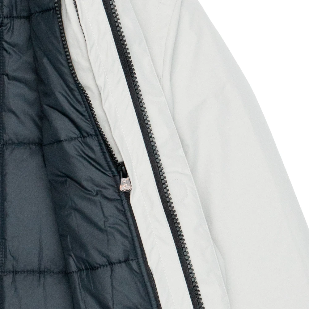 Krakatau Nylon Dubbele Jas met Repreve Isolatie Gray Heren