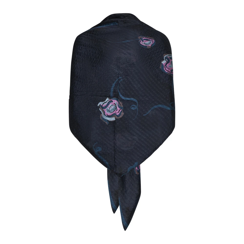 Giorgio Armani Zwarte Sjaals Collectie Black Dames