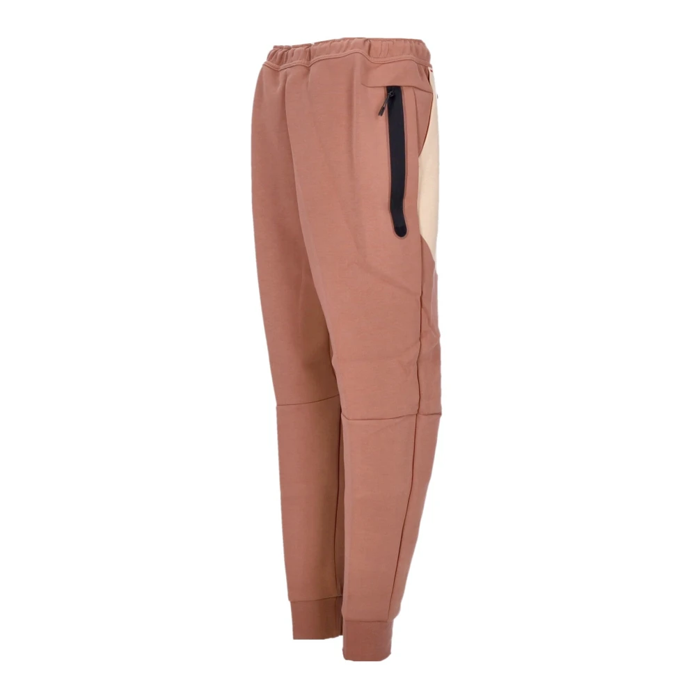Nike Tech Fleece Trainingsbroek Mineral Clay Wit Pink Heren
