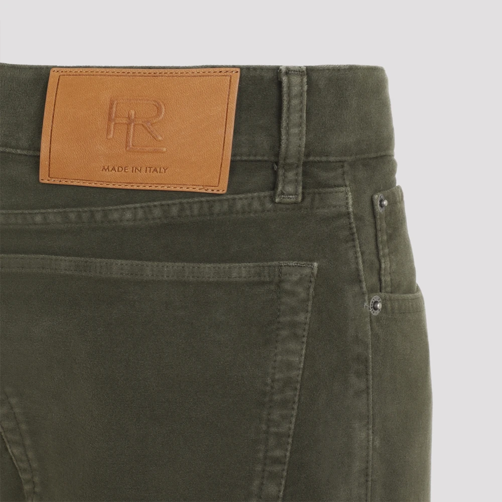 Ralph Lauren Slim-Fit 5-Pocket Broek Green Heren