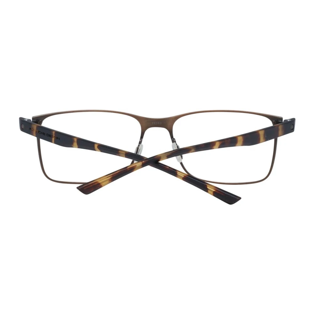 Porsche Design Bruine Titanium Optische Frames met Demo Bril Brown Heren