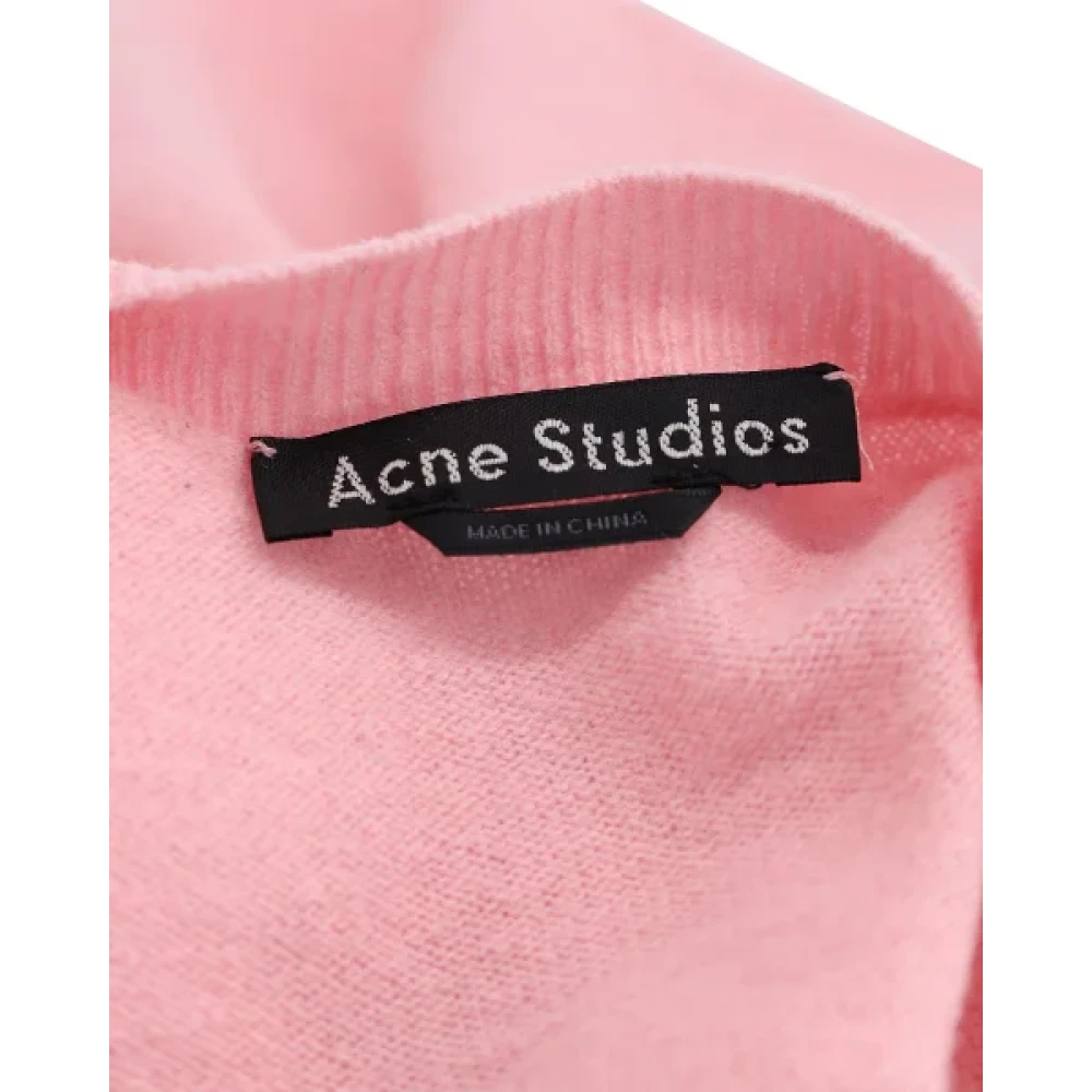 Acne Studios Pre-owned Wool outerwear Pink Dames