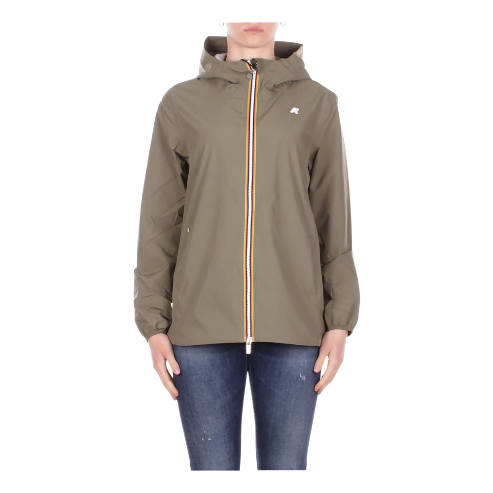 K-Way Women's Green Light Jackets, Xl, Marguerite Jacket