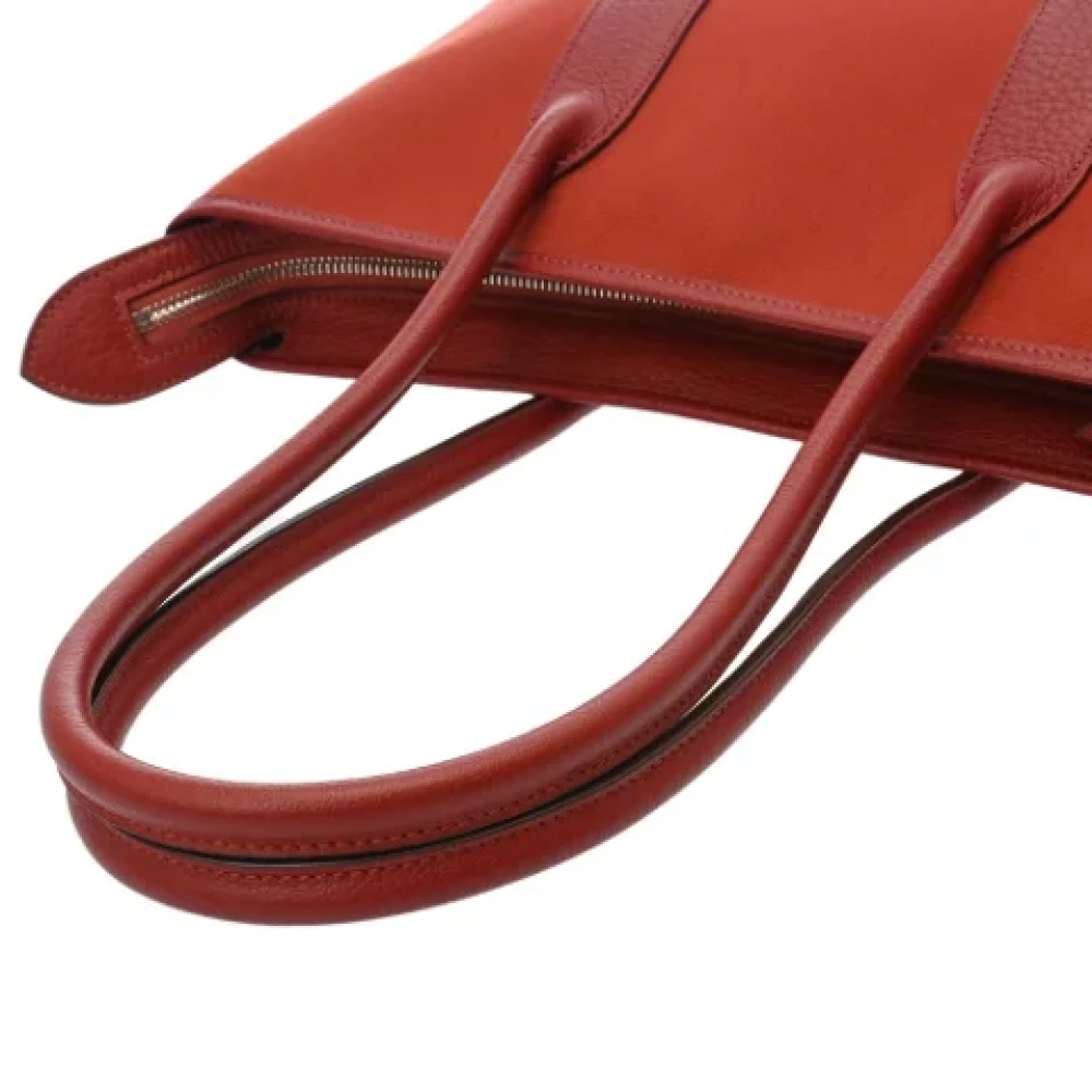 Hermès Vintage Pre-owned Canvas handbags Orange Dames