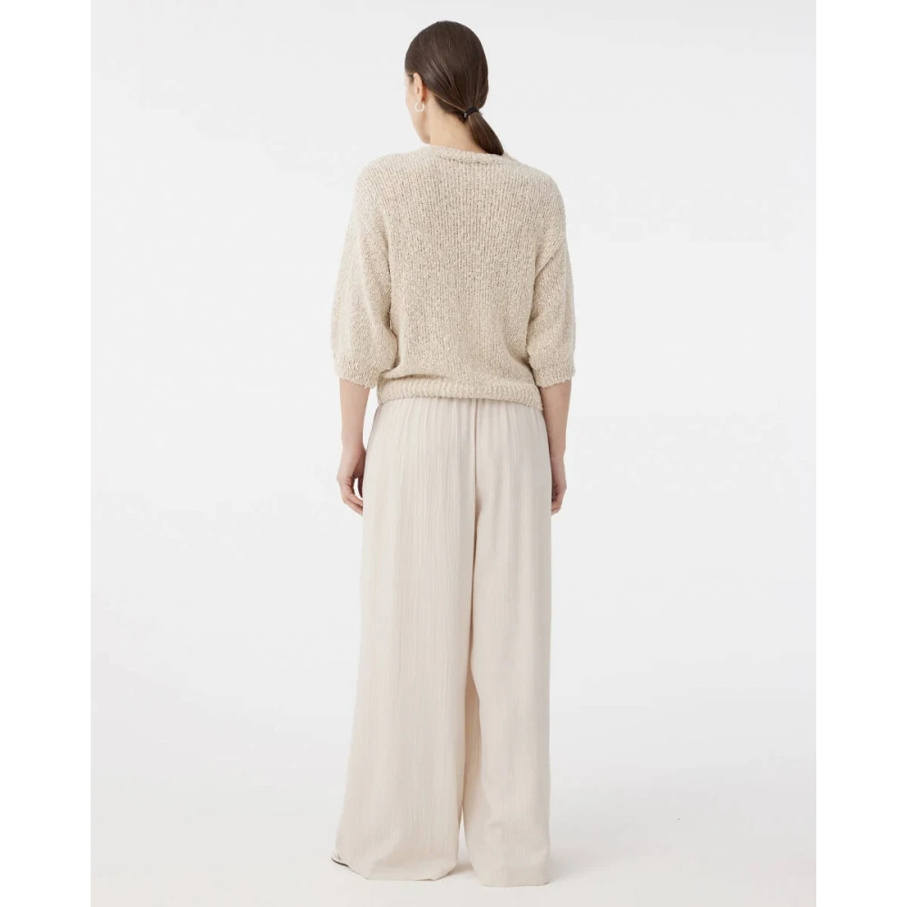 Knit-ted Korte Mouw Pullover Roxie Yellow Dames