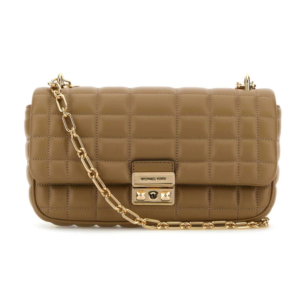 Michael Kors Tribeca lederen schoudertas Brown Dames