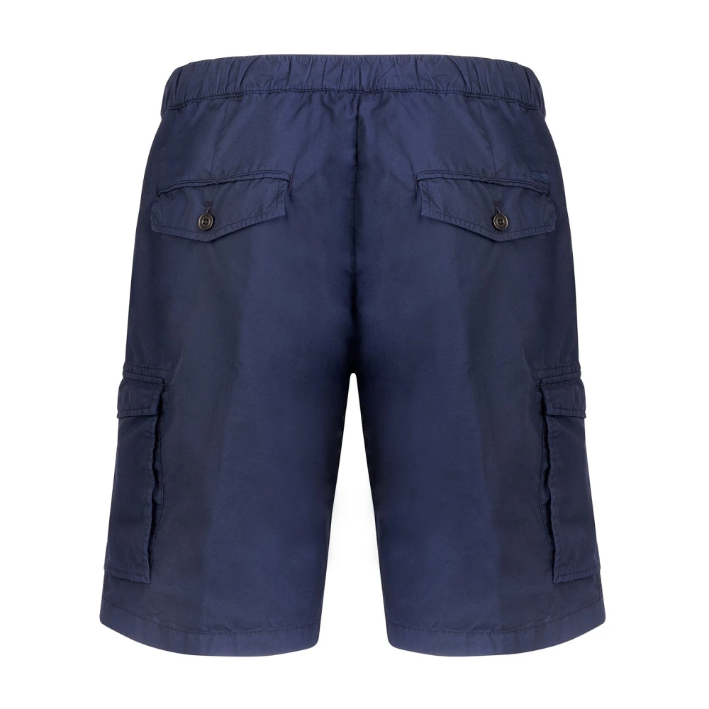 PAUL & SHARK Blauwe Katoenen Bermuda Shorts Blue Heren
