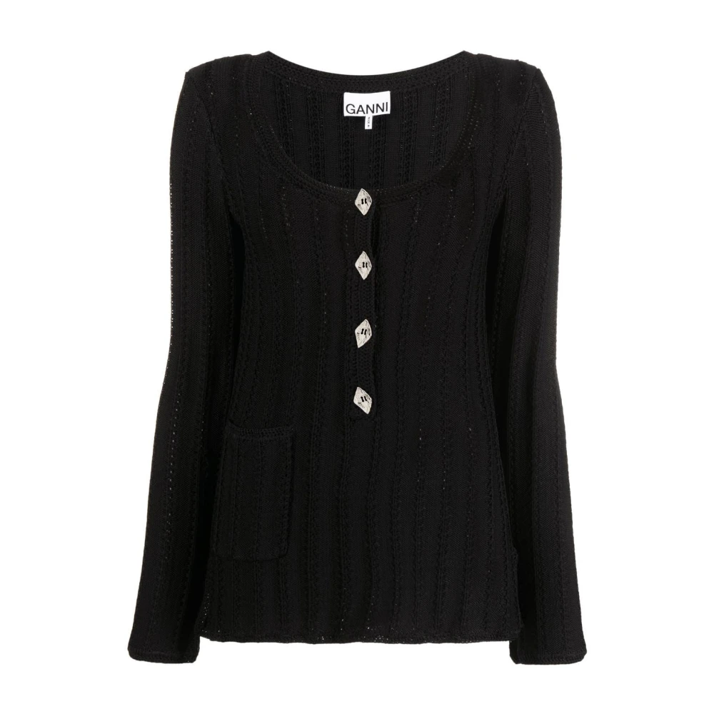 Knitwear > Round-neck Knitwear - - Ganni - Modalova