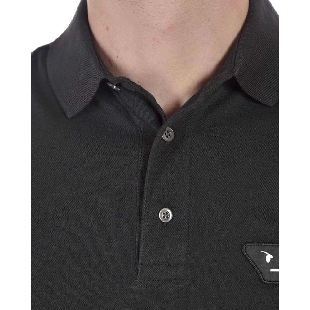 Emporio Armani Klassieke Polo Shirt voor Mannen Black Heren