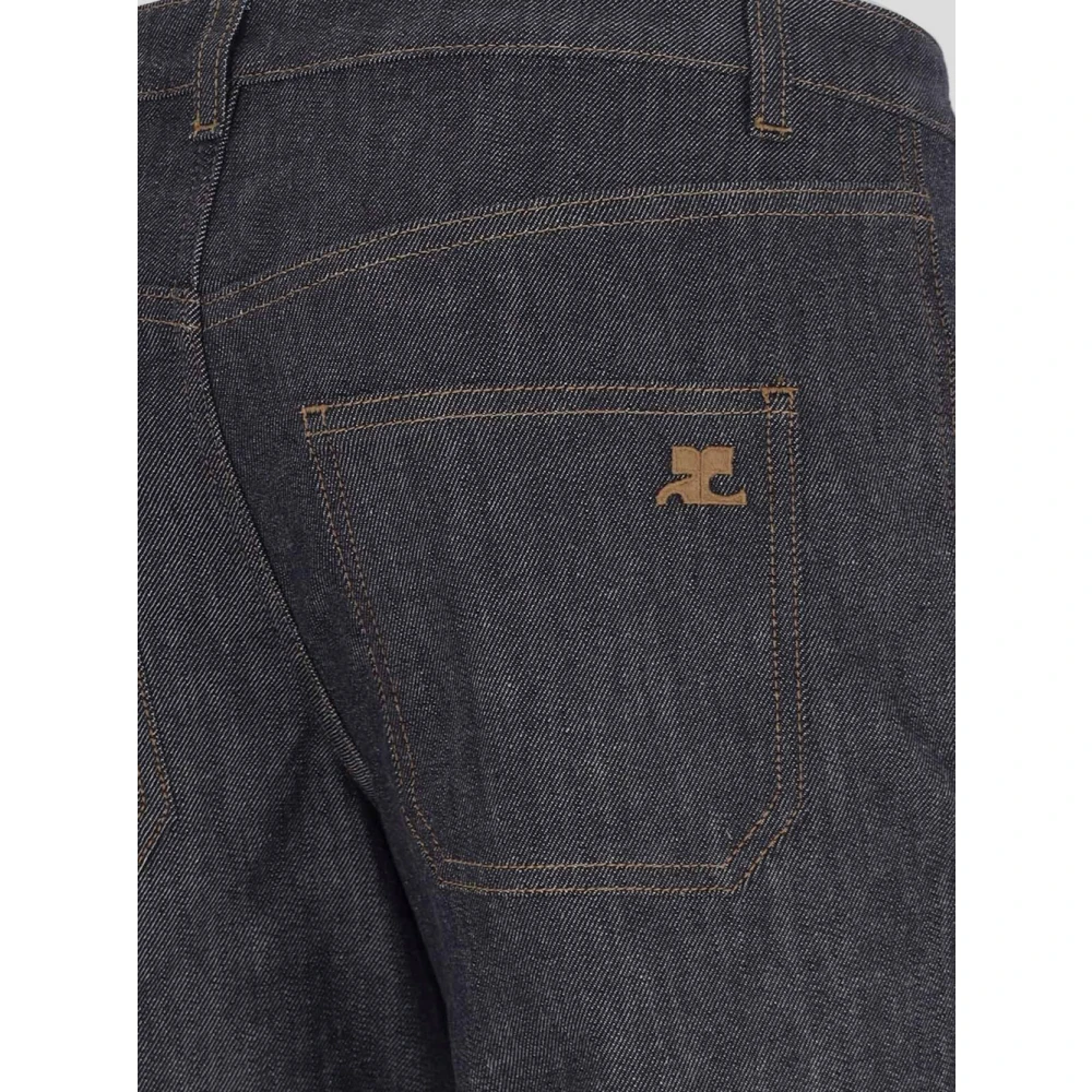 Courrèges Bootcut Jeans Gray Dames