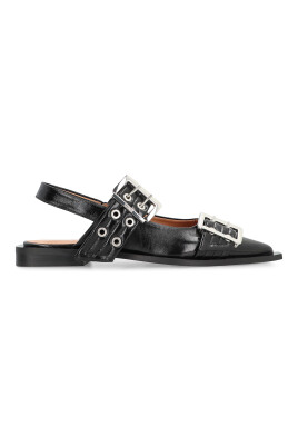 buckle-faux-leather-slingback-pumps