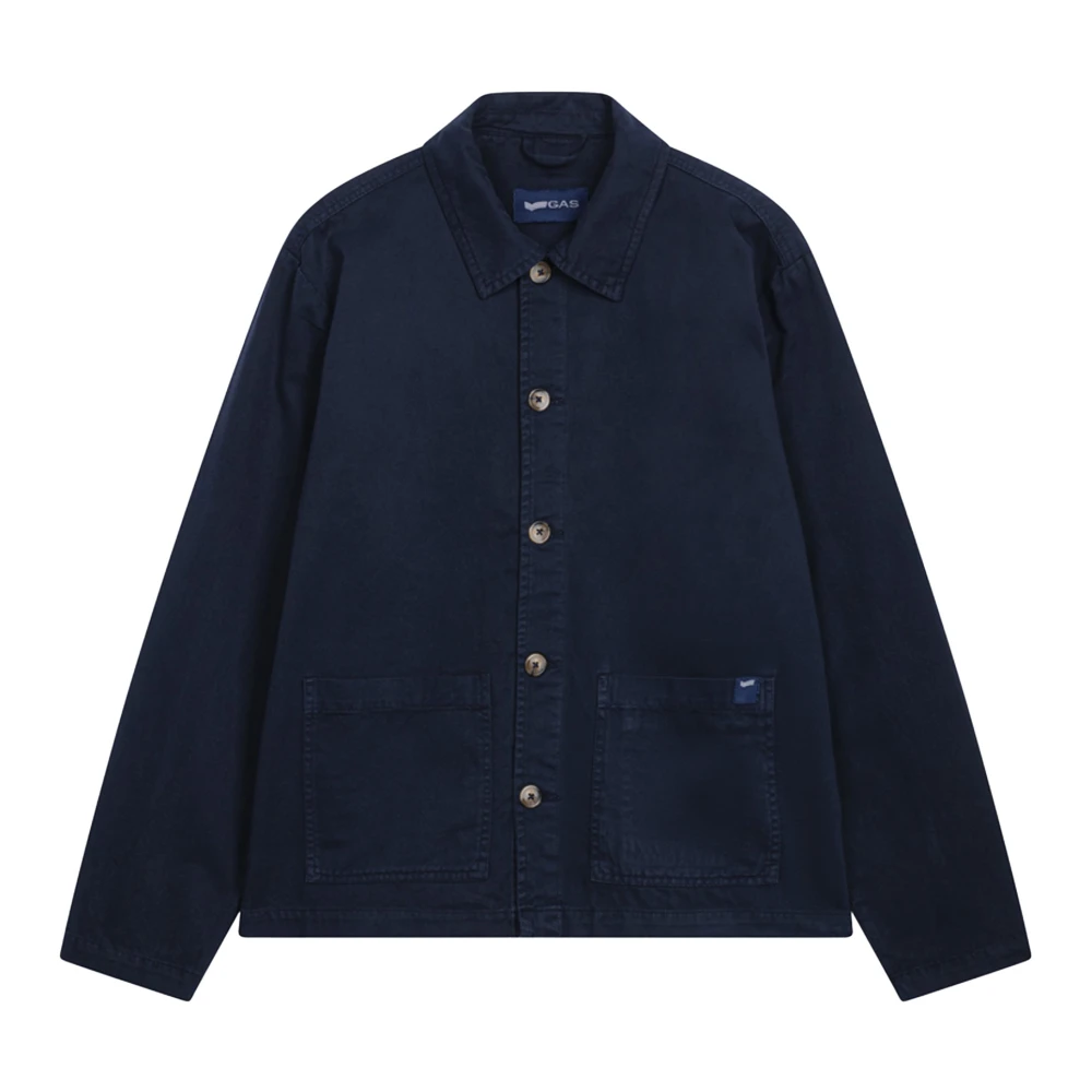 GAS Denim Jack Heren Casual Stijl Blue Heren