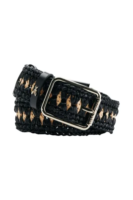 Woven Raffia Belt