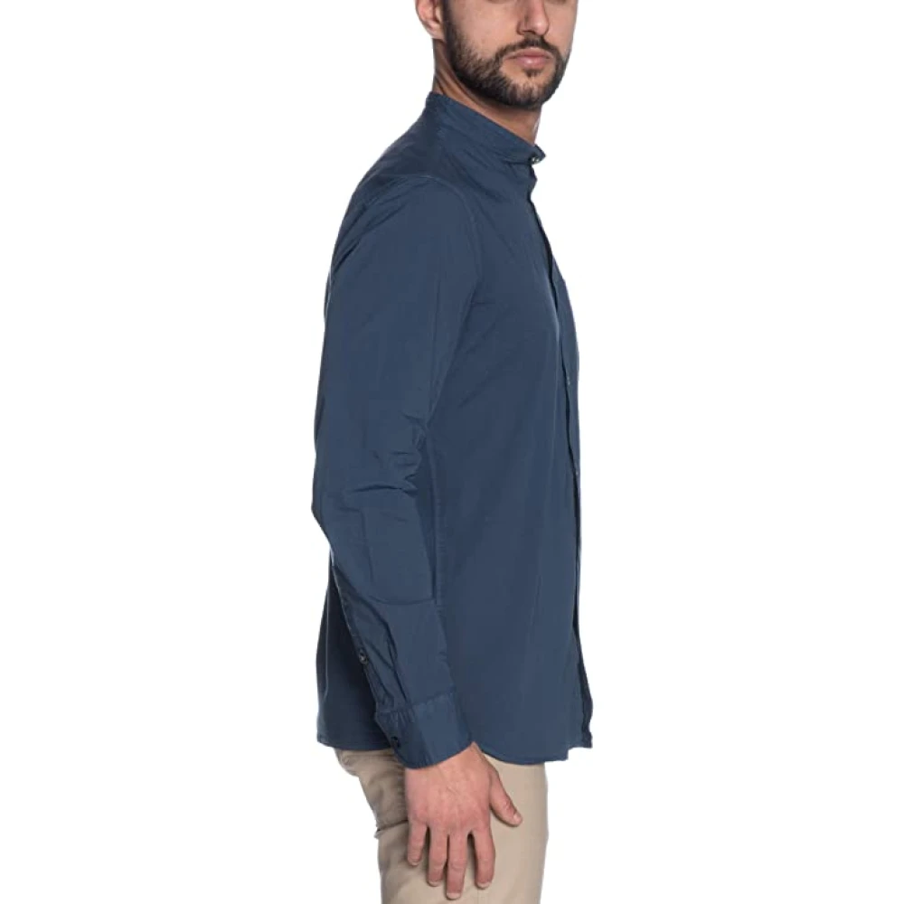 GAS Lange mouwen shirt Blue Heren