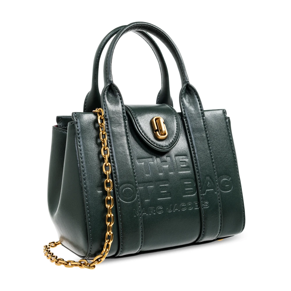 Marc Jacobs Handtas The Turnlock Tote Green Dames