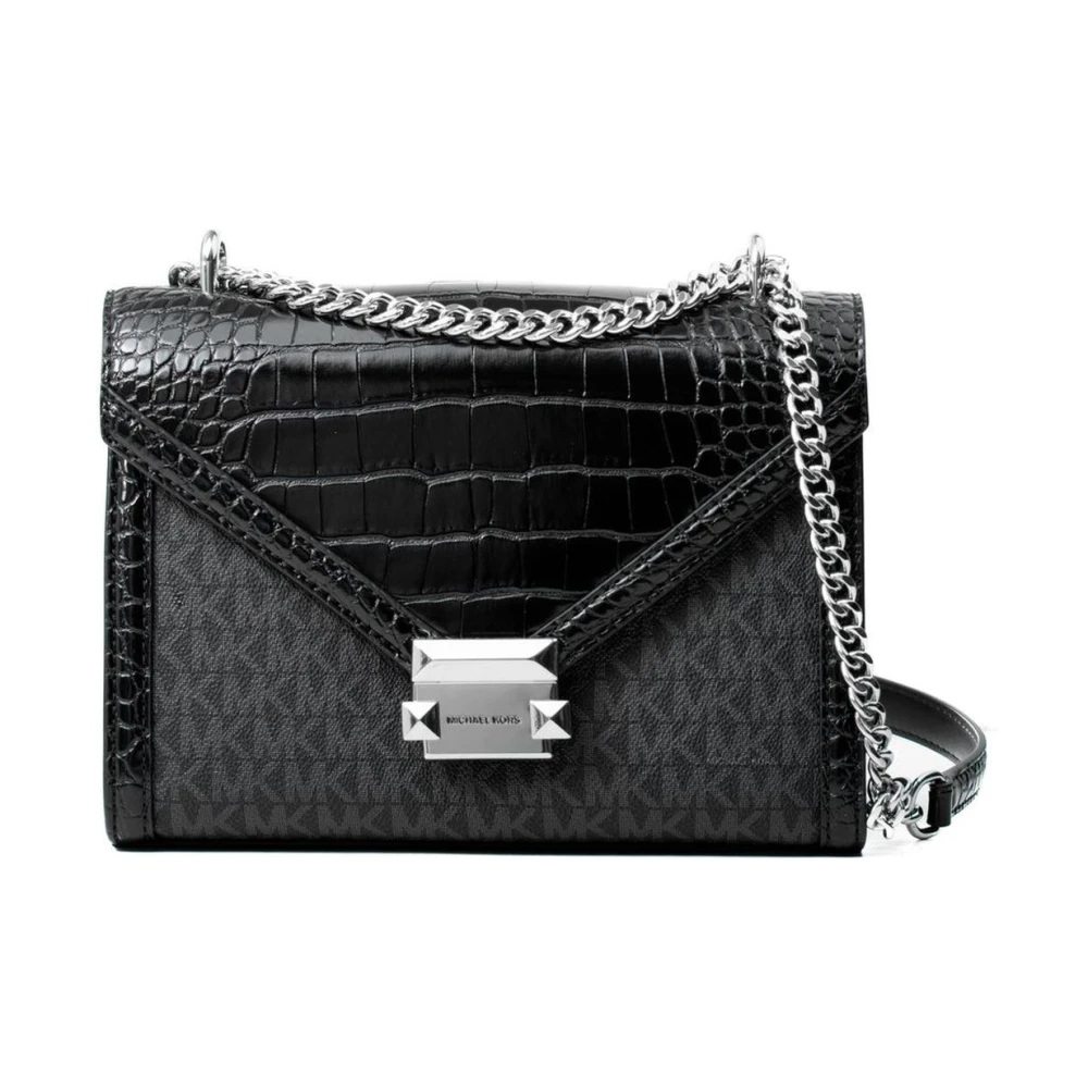 Michael Kors Women's Black Shoulder Bags, One Size, Whitney Crossbody Bag