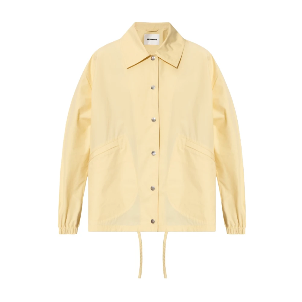 Jil Sander Women's Beige Jacket With Logo