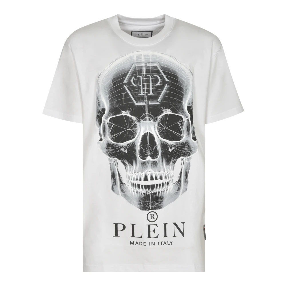 Philipp Plein Witte T-shirts en Polos White Heren