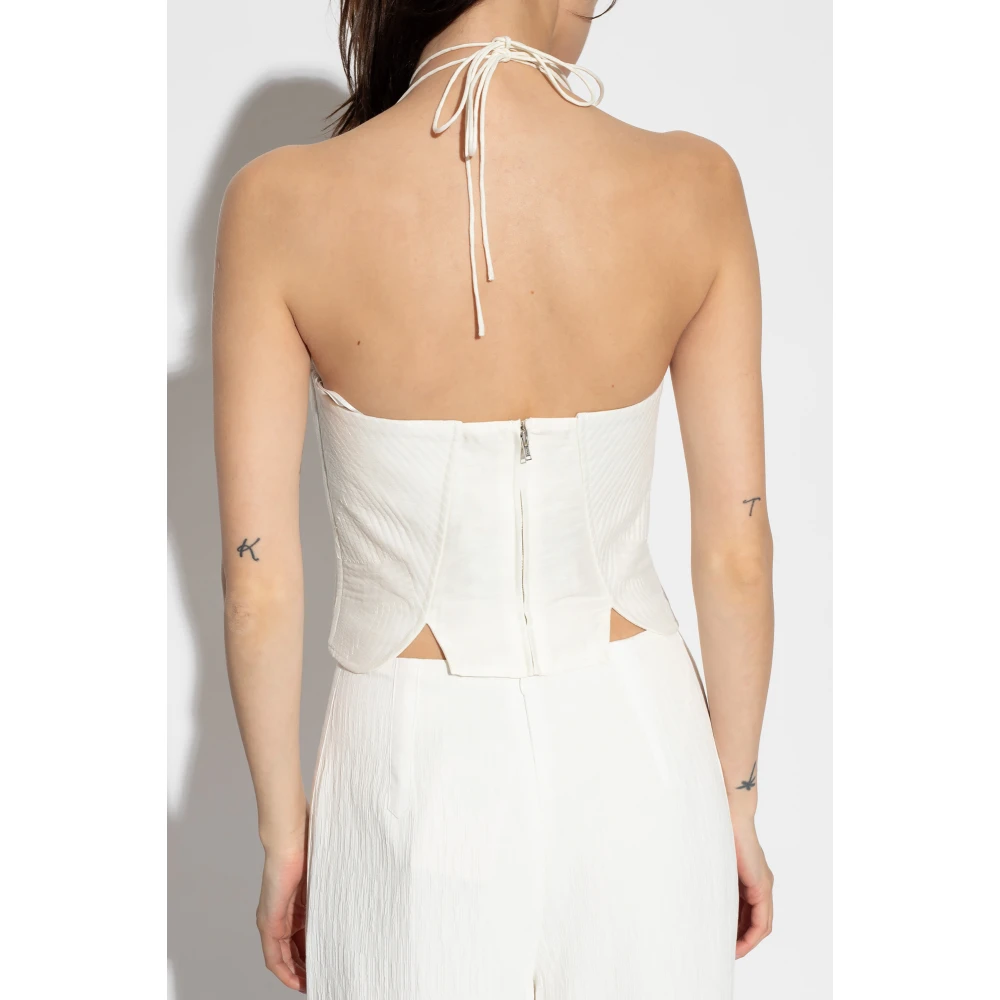 Cult Gaia Habana korset White Dames
