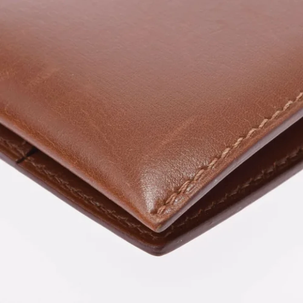 Hermès Vintage Pre-owned Leather wallets Brown Dames