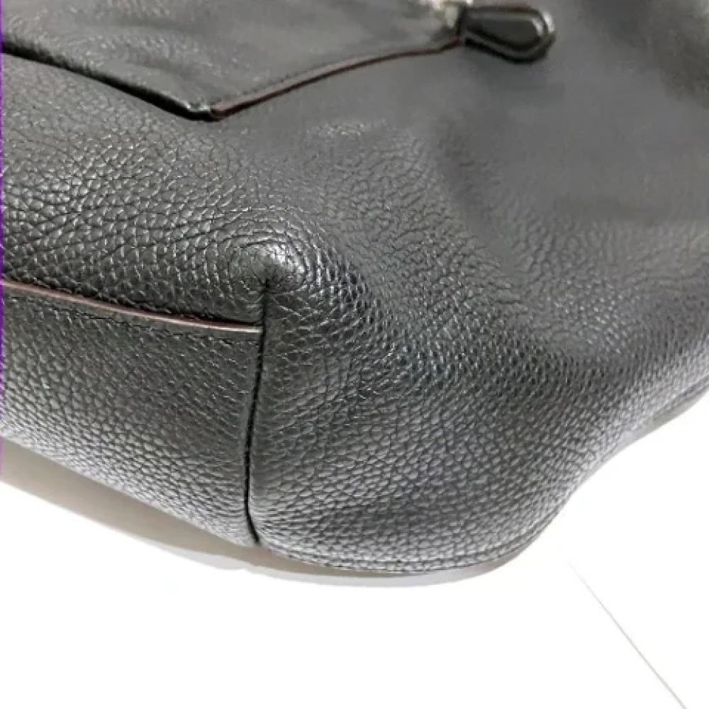 Coach Pre-owned Leather shoulder-bags Black Dames