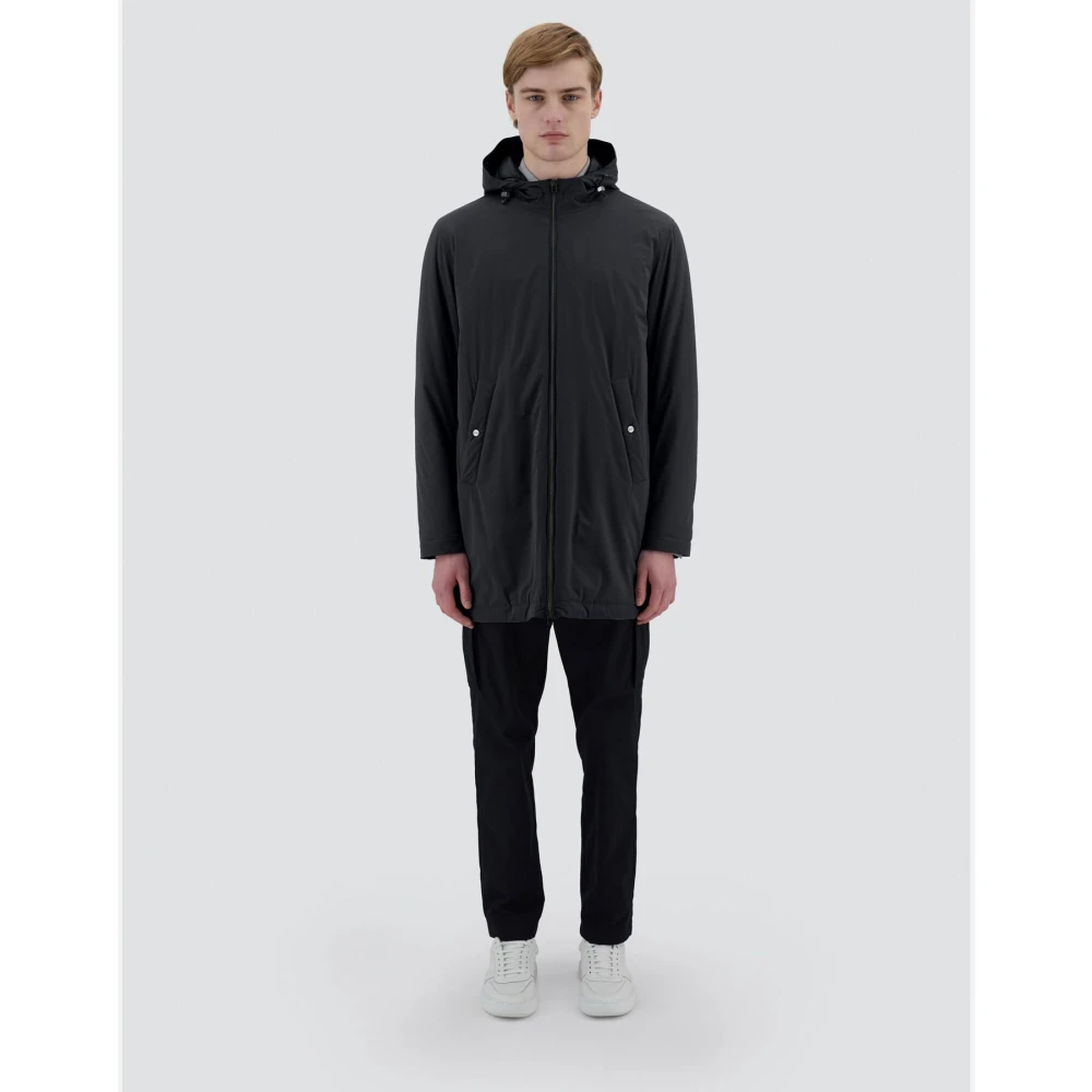 Herno Stijlvolle Resort Parka in Ponente Black Heren