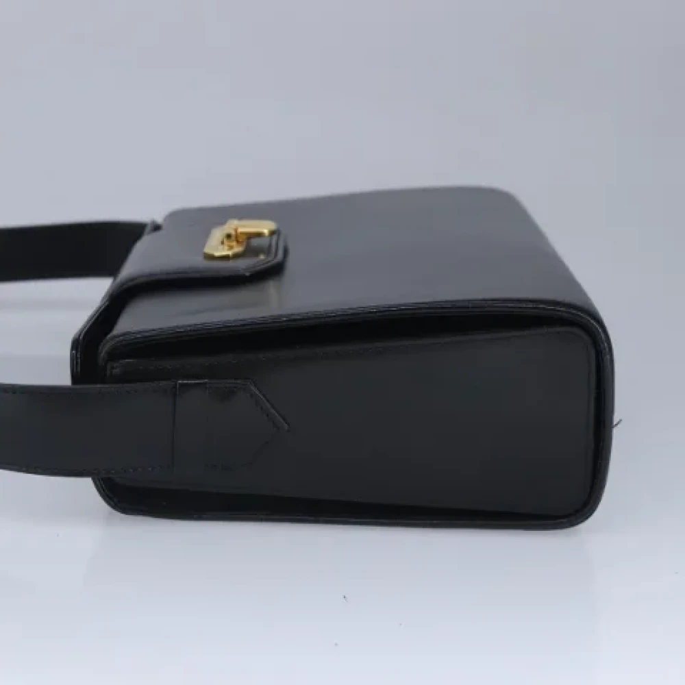 Valentino Vintage Pre-owned Leather crossbody-bags Black Dames