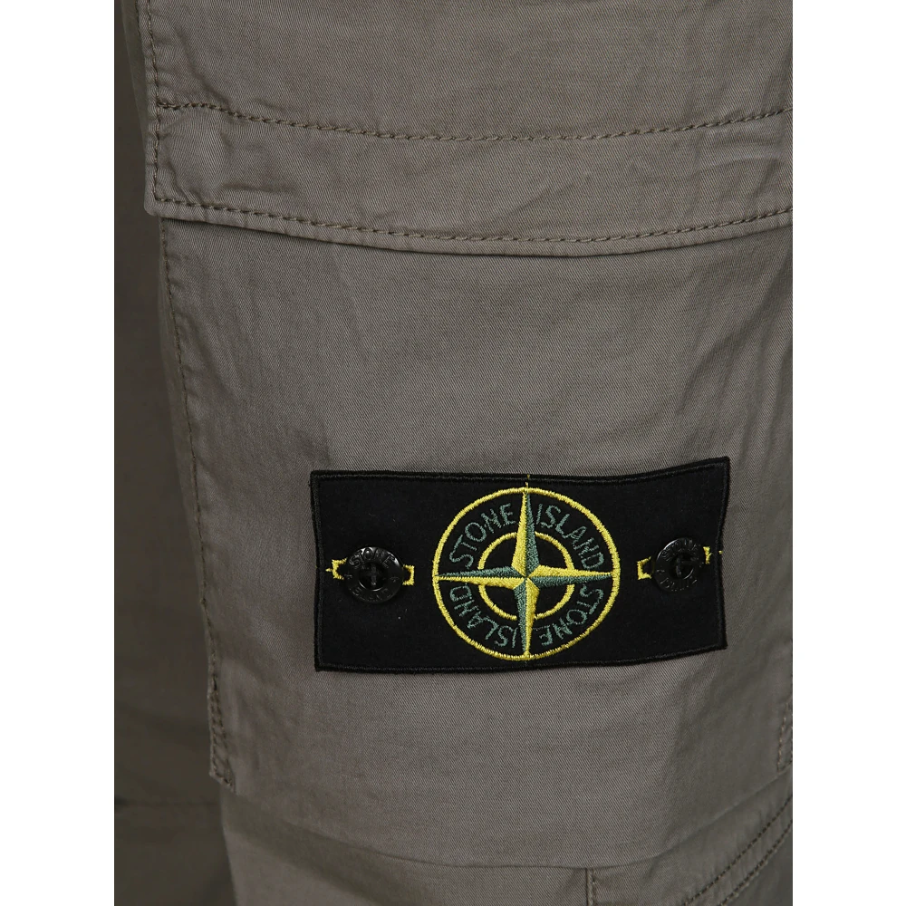 Stone Island Moderne Tapered Broek Gray Heren