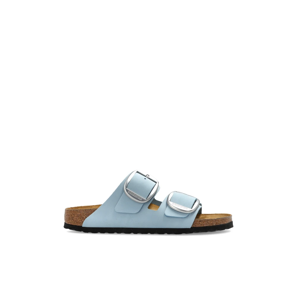 Birkenstock Women's Blue Sliders, 8 Uk, Arizona Big Buckle