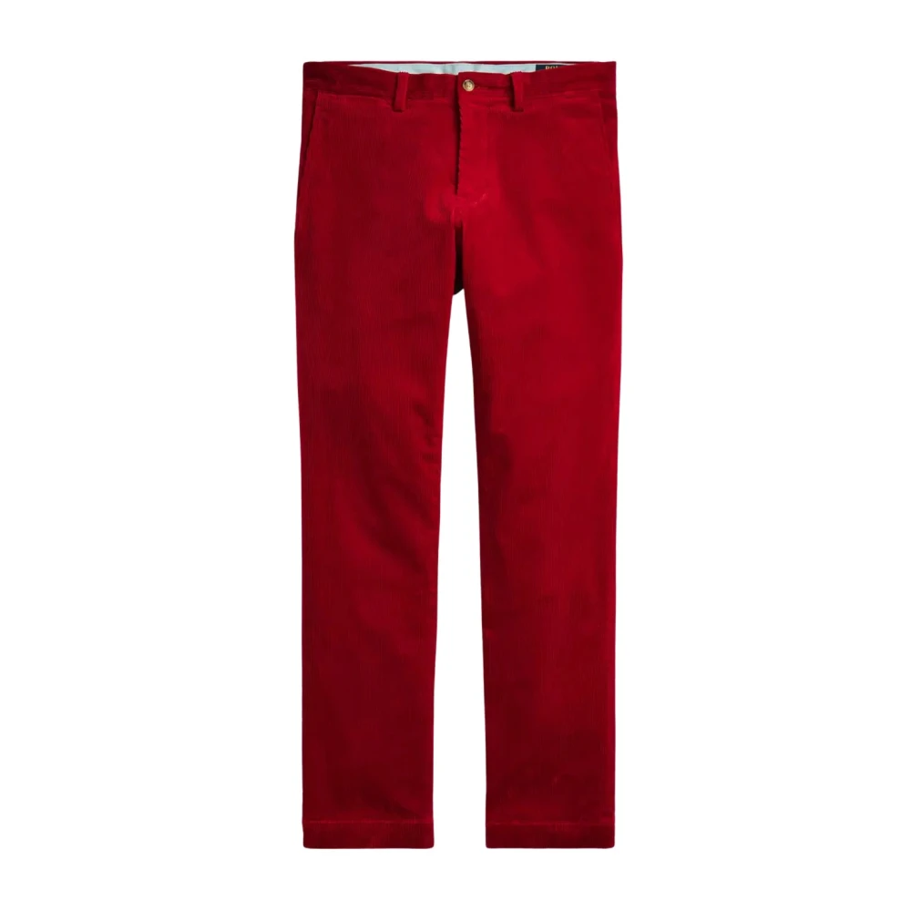 Ralph Lauren Rode corduroy broek Red Heren