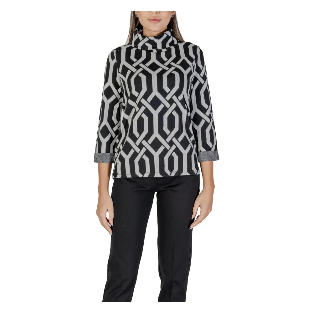 Street One Herfst Winter Dames Gebreide Kleding Collectie Black Dames