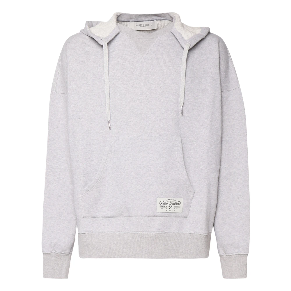 Golden Goose Gemêleerd Grijs Katoenen Hoodie Gray Heren