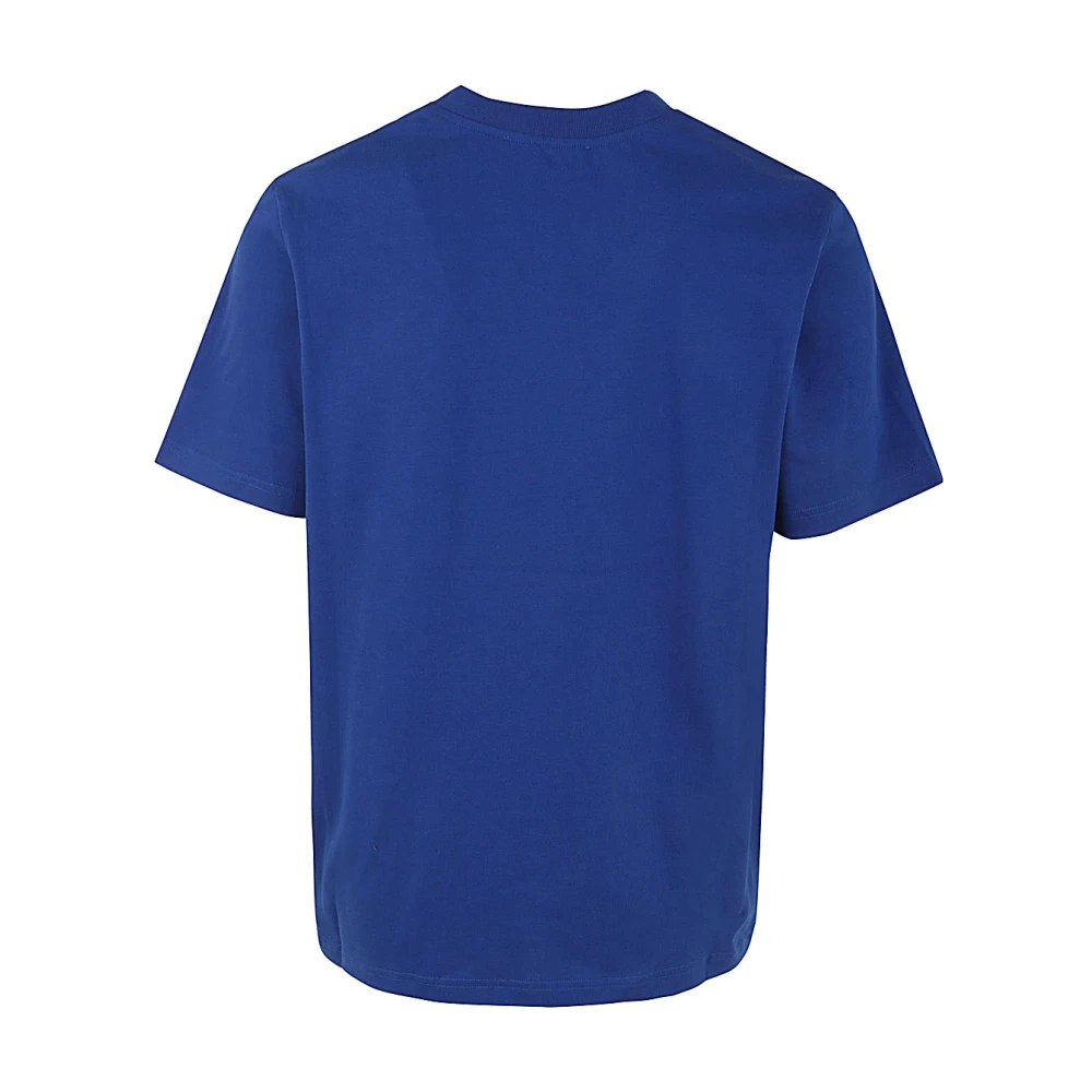 Casablanca Colombes Vlag Bedrukt T-Shirt Blue Heren