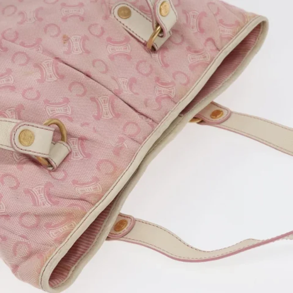Celine Vintage Pre-owned Canvas celine-bags Pink Dames