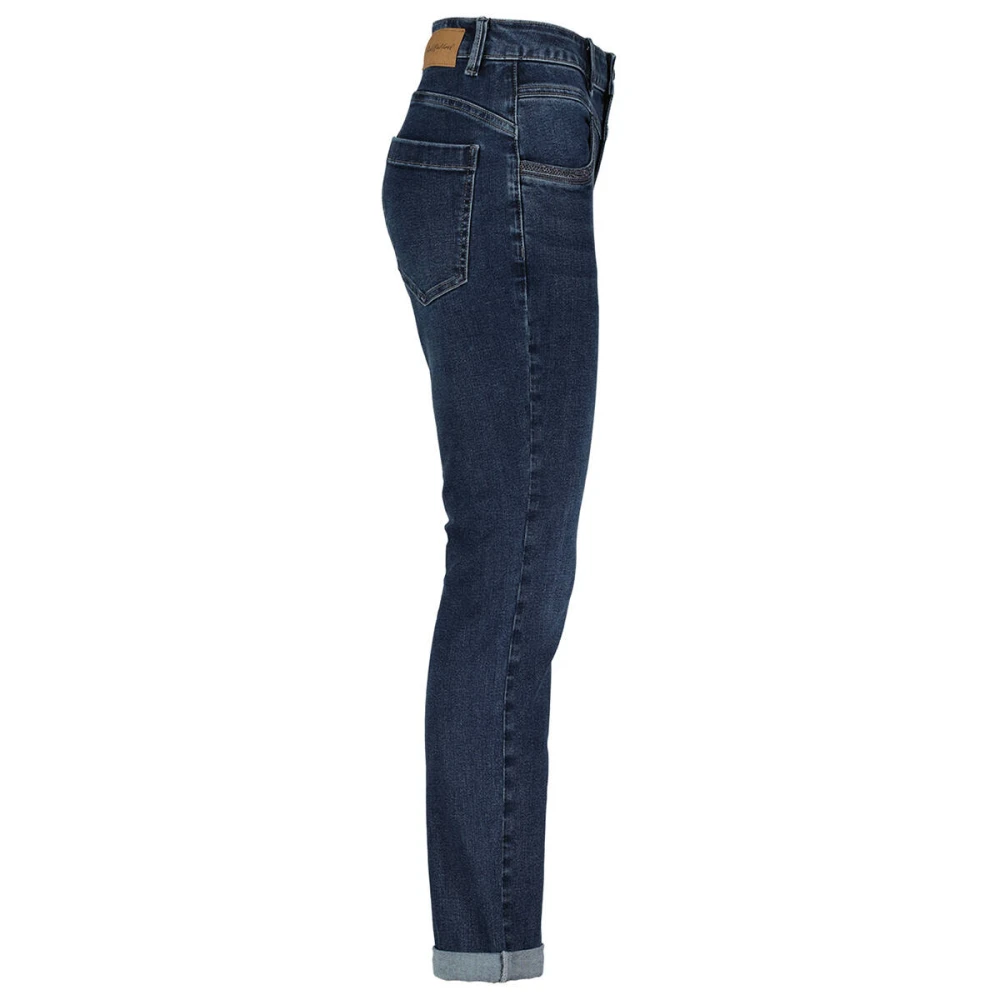 Red Button Sienna Grijs Blauw Geborduurde Jeans Blue Dames