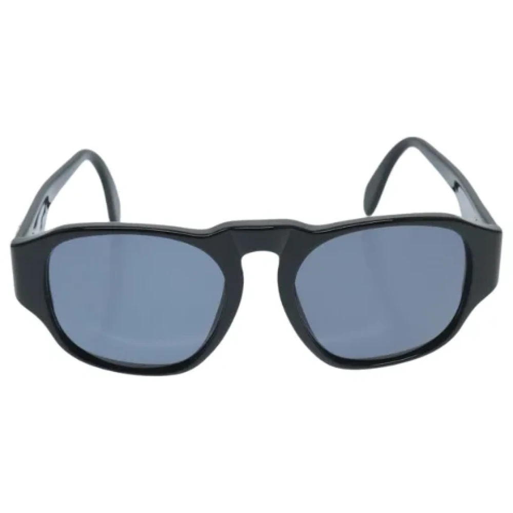 Chanel Vintage Pre-owned Plastic sunglasses Black Dames