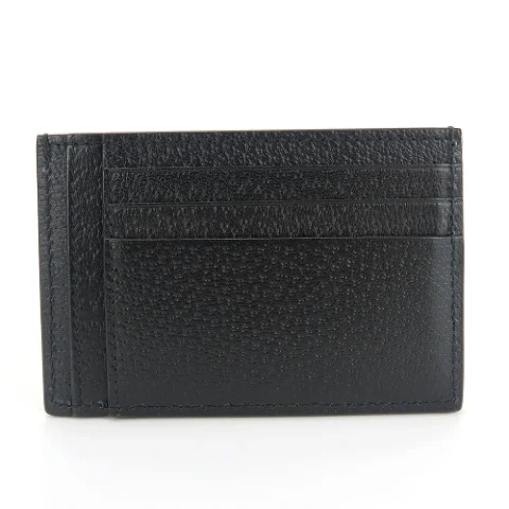 Gucci Vintage Pre-owned Leather wallets Black Dames