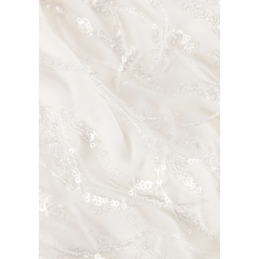 Y.A.S Elegante Korte Trouwjurk met Franjes White Dames