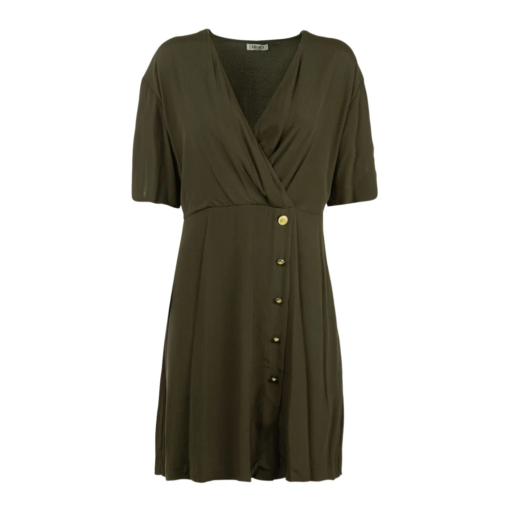 Liu Jo Korte jurk in legergroen Green Dames