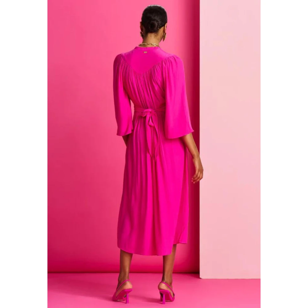 Pom Amsterdam blouse jurken roze Pink Dames