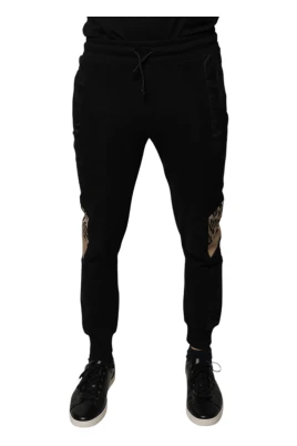 Leopard Print Slim Fit Jogger Pants